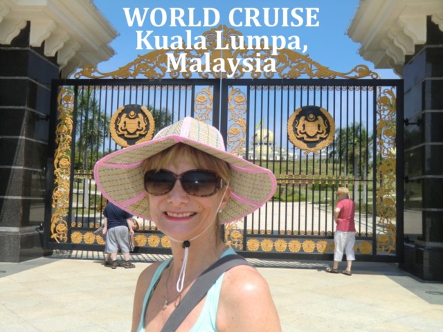 Port Kelang to Kuala Lumpa, Malaysia a world cruise stop, Jean for Doris Visits