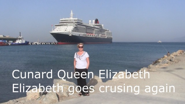 Cunard Queen Elizabeth – Elizabeth goes cruising again for Doris Visits