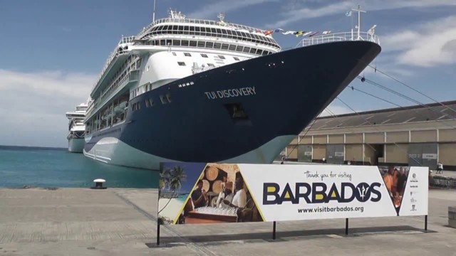 MARELLA DISCOVERY ship tour and view of cabin while in Barbados