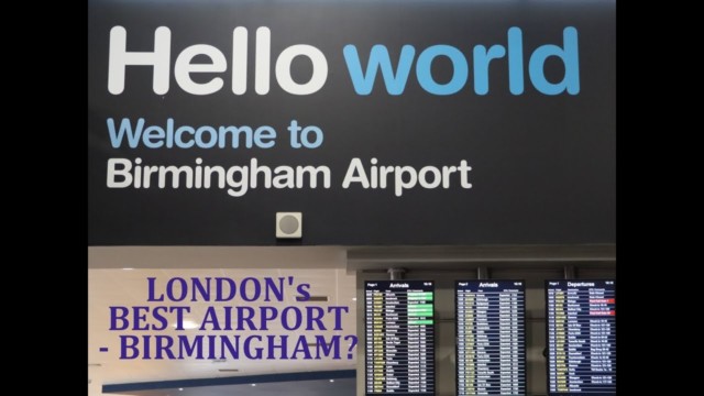 Is Birmingham is London’s best Airport – Fly-cruise is the future.