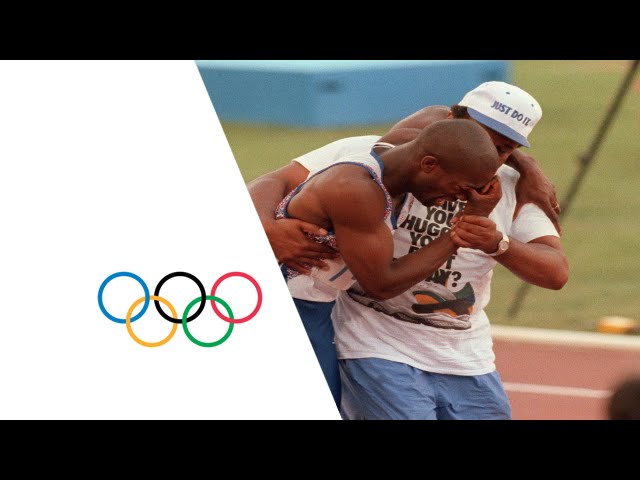 Derek Redmond on of Britain's best known athletes, a great entertainer