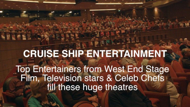 Great Entertainment is on a cruise ship