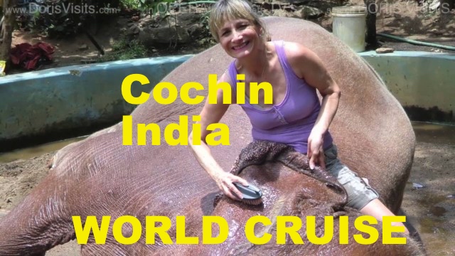 Cochin, Kerala, India – the place of the Real Marigold Hotel on a world cruise stop