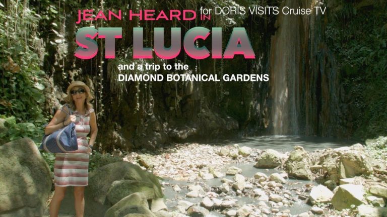 Saint Lucia: Diamond Falls Botanical Gardens.