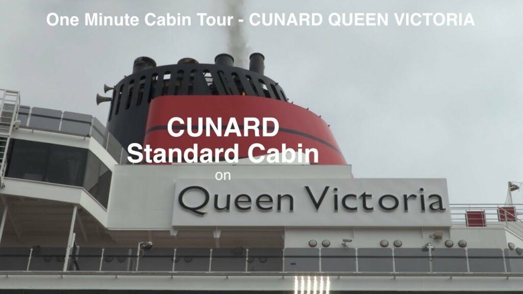 Queen Victoria. Standard Stateroom Tour - filmed in a minute