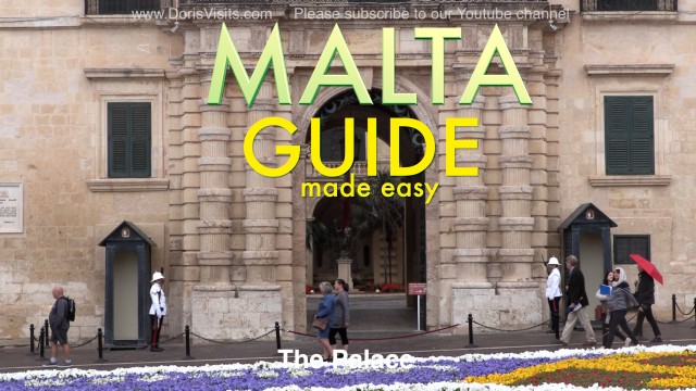 Malta - VALLETTA WALKING GUIDE - Map - tourist brochure