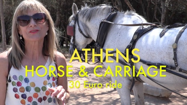 ATHENS – Horse & Carriage ride. Acropolis to Plaka