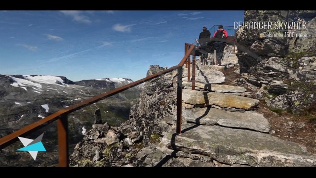 GEIRANGER small, perfectly formed, and beautiful - The Sky Walk excursion - 1500m high