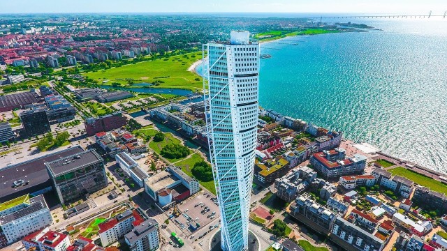 Malmö, Sweden - one side of the great TV series THE BRIDGE