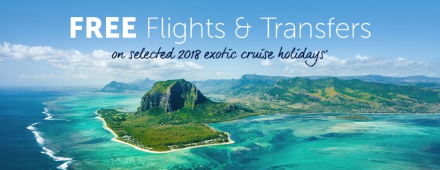 Fred Olsen offer free flights on exotic cruises