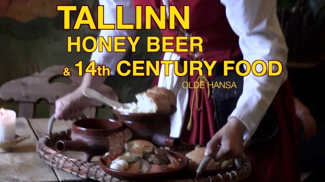 TALLINN - 14th Century restaurant food and beer - Olde Hansa near the Square