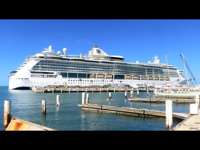 Serenade of the Seas – berthed with some smaller ships, or are they
