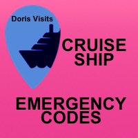 Emergency codes used on a cruise ship and an air rescue filmed at sea