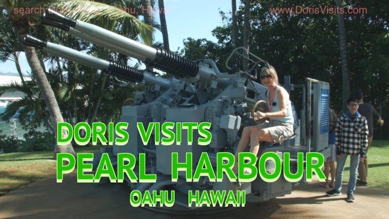 Oahu, Hawaii, Pearl Harbour visit from world cruise.