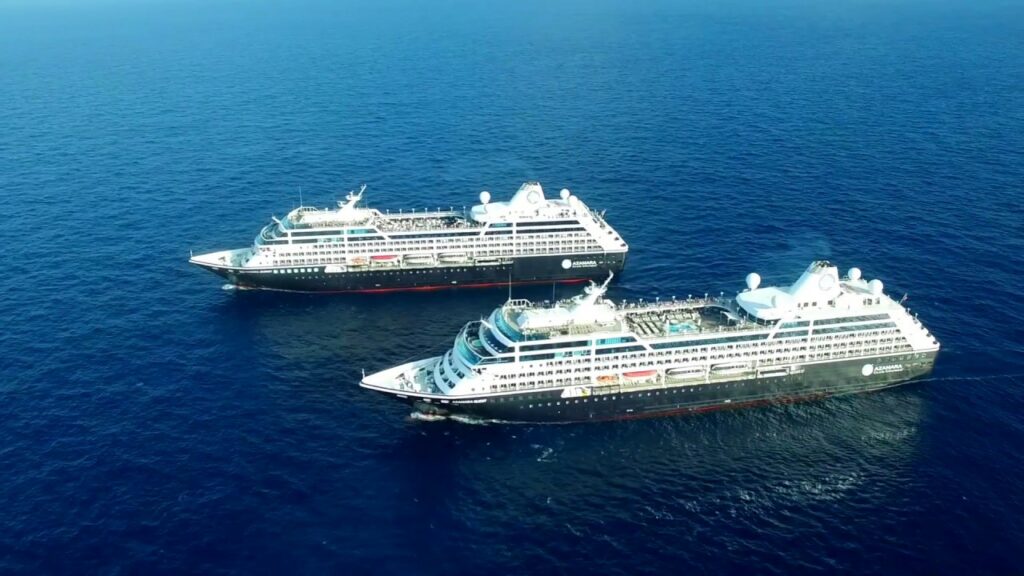 AZAMARA FLEET - take a look at them sail together