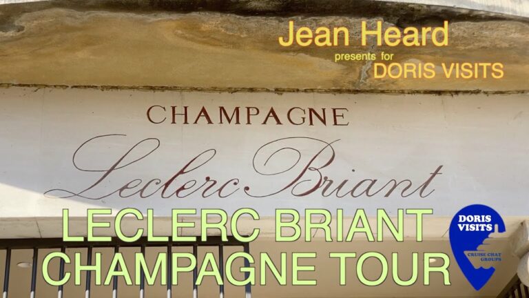Leclerc Briant champagne tour. Epernay, France.