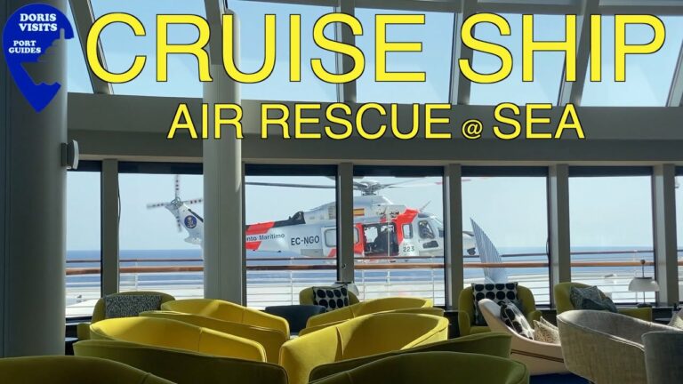 Cruise insurance and helicopter rescue at sea. Expensive.