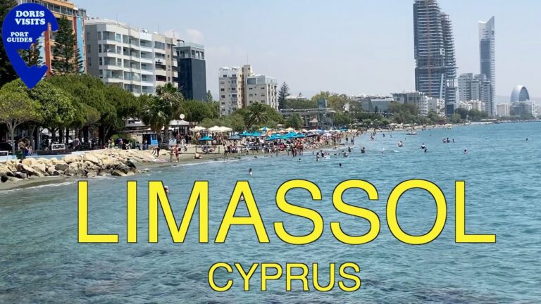 Limassol guide. Jean shows us around.