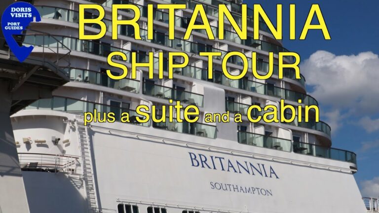 Jean’s Passenger area tour of the Britannia – a cabin and a suite
