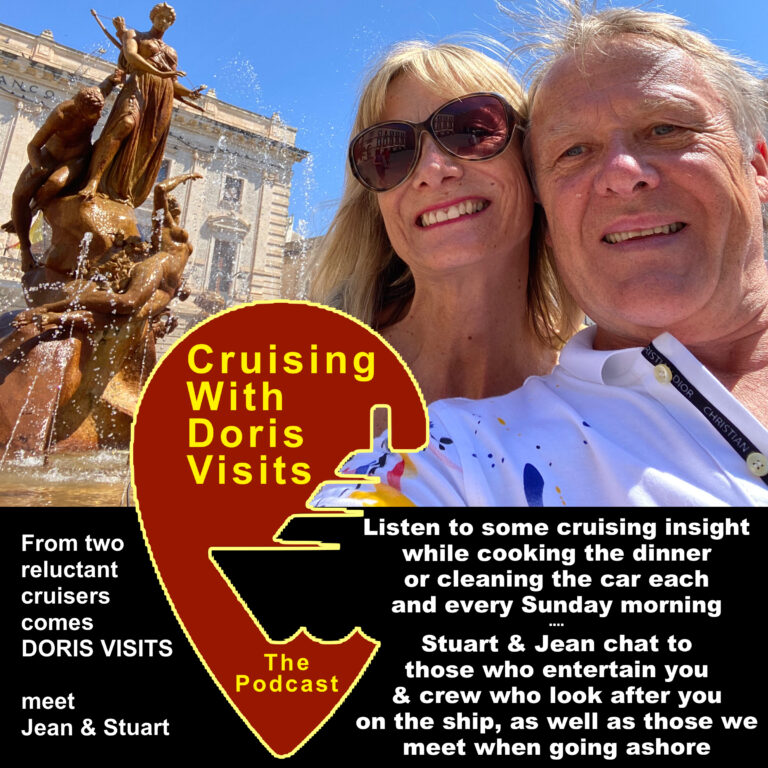 CRUISING with DORIS VISITS – The PODCAST – starts 16th October