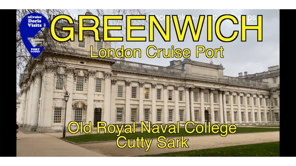Greenwich Ship Pier, London. The Old Royal Navel College, Cutty Sark