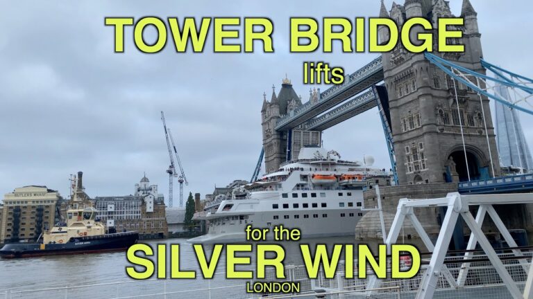 Tower Bridge lifts for cruise ship Silver Wind