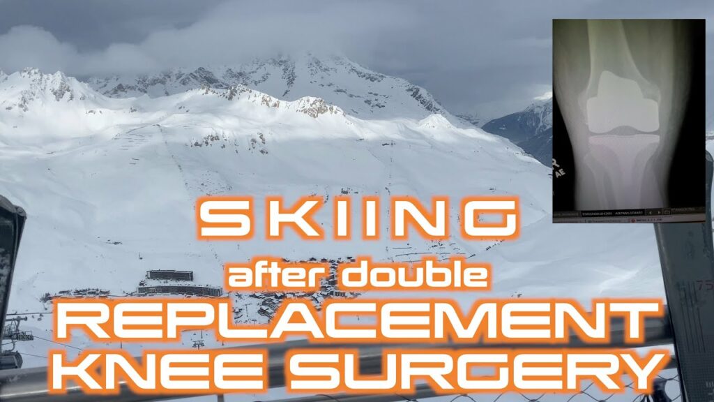 Walking, and Snow Skiing with an Exoskeleton after double knee replacement surgery